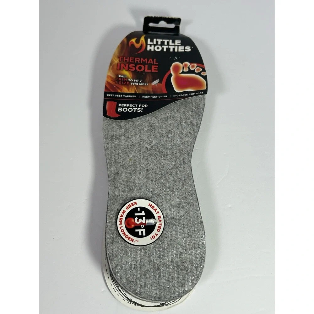 Little Hotties Thermal Insole 1 Pair Trim to Size Dry Feet for Boots NEW‎